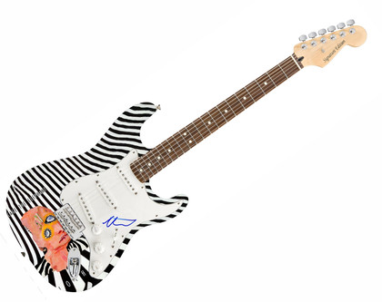 Cage The Elephant Matt Shultz Autographed Custom Photo Graphics 1/1 Guitar