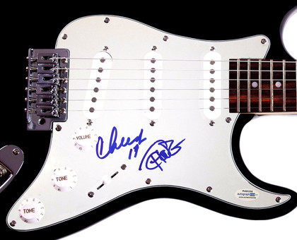 Cheech & Chong Autographed X2 Guitar Cheech Marin Tommmy Chong ACOA Version 1