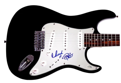 Cheech & Chong Autographed X2 Guitar Cheech Marin Tommmy Chong ACOA Version 2