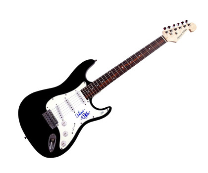 Cheech & Chong Autographed X2 Guitar Cheech Marin Tommmy Chong ACOA Version 4
