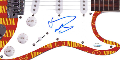 Dave Grohl Signed Nirvana Foo Fighters Autographed Guitar ACOA Version 2