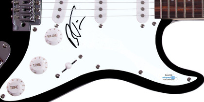 Dave Matthews Band Boyd Tinsley Signed Autographed Guitar ACOA Version 5