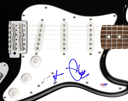 Fall Out Boy Signed X2 Autographed Guitar PSA Version 1