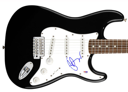 Fall Out Boy Pete Wentz Signed Autographed Guitar PSA