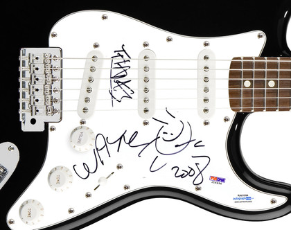Flaming Lips Wayne Coyne Signed Autographed Guitar ACOA PSA