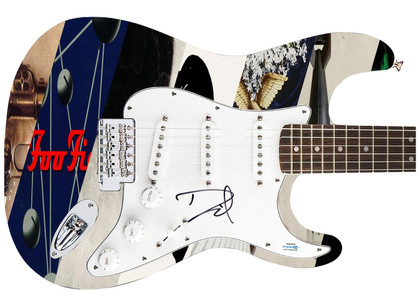 Foo Fighters Dave Grohl Autographed 1/1 Graphics Photo Self-Titled Album Guitar