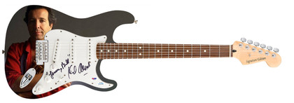Herb Alpert Autographed w ?Lonely Bull? 1/1 Custom Graphics Photo Guitar PSA