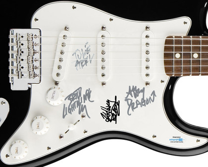 Jaded Signed Autographed Guitar ACOA