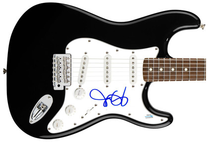 Jenny McCarthy Signed Autographed Guitar ACOA Version 1