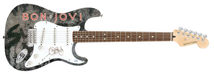 Jon Bon Jovi Signed Autographed Custom Photo Graphics Guitar ACOA ACOA Version 1