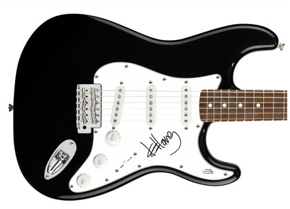 k.d. lang Signed Autographed Guitar ACOA Version 1