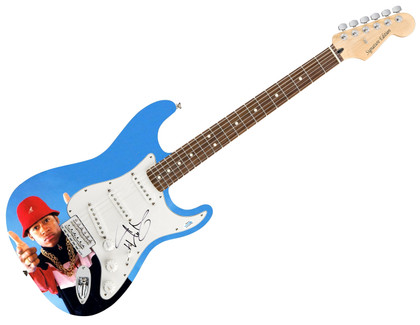 LL Cool J Signed Autographed Photo Graphics Guitar ACOA