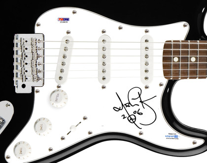 Nils Lofgren Autographed Guitar Bruce Springsteen E-Street Band ACOA