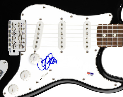 Paris Hilton Signed Autographed Guitar PSA