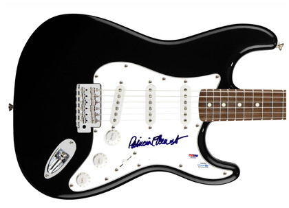 Patty Hearst Signed Autographed Guitar ACOA