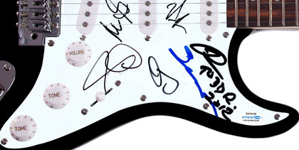Robert Johnson Tribute Concert Signed Guitar Rundgren Gray Taylor Reid ACOA