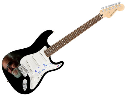 Ronnie Hawkins Signed Autographed Photo Graphics Guitar PSA