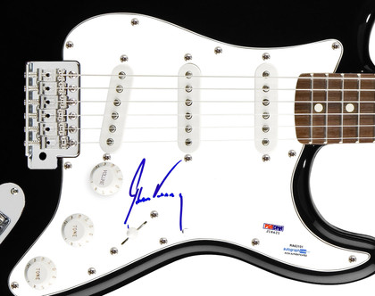Senator John Kerry Autograph Autographed Guitar Presidential Candidate ACOA Version 1