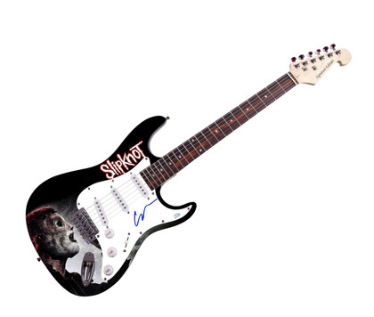 Slipknot Corey Taylor Signed Graphics Photo Guitar Exact Video Proof ACOA