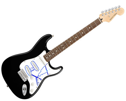 The Bright Black Signed Autographed Guitar