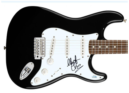 The Pretenders Martin Chambers Signed Autographed Guitar ACOA