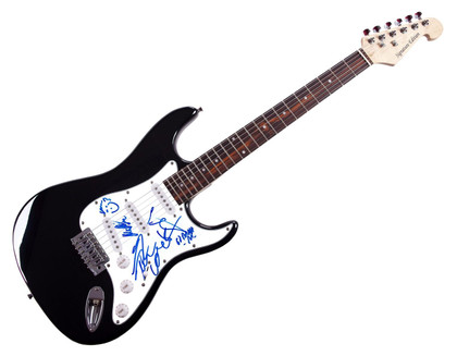 TK Webb & Band Signed Autographed Guitar