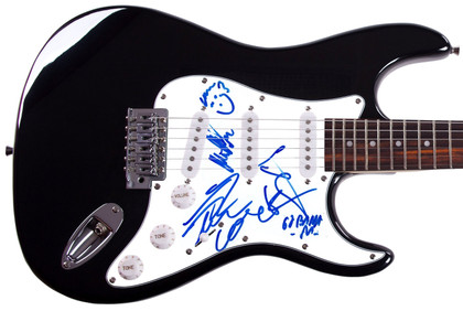 TK Webb & Band Signed Autographed Guitar