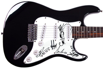 Walls Of Jericho Signed Autographed Guitar Chris Jericho WWE Version 1