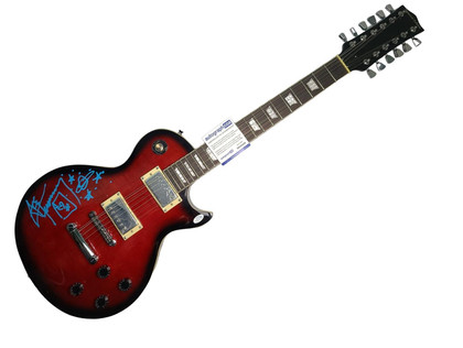 KISS Ace Frehley Signed 12-String Signature Edition Guitar w Sketch ACOA
