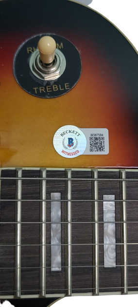 The Beach Boys Signed Guitar w Good Vibrations Lyrics Exact Proof ACOA BAS