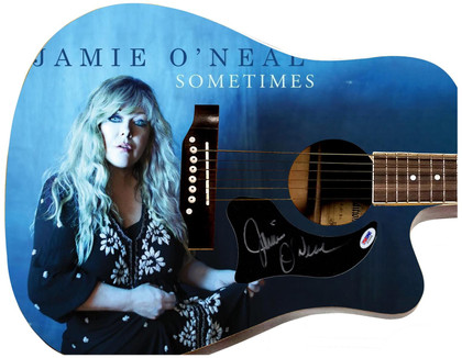 Jamie Oneal Signed 1/1 Custom Graphics Acoustic Guitar