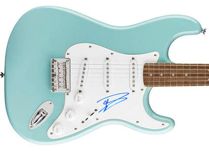 Dave Grohl Signed Lake Placid Blue Fender Stratocaster Guitar