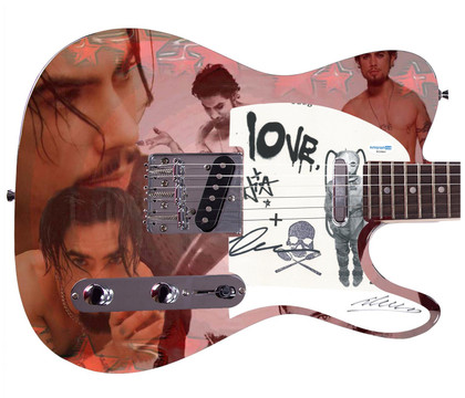 Dave Navarro Jane's Addiction Autographed Sonic Reverie Custom Graphics Guitar ACOA