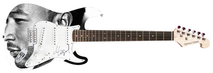 John Legend Autographed "In The Key Of Legend" Custom Graphics Guitar ACOA