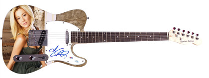 Kellie Pickler Signed Seductive Serenade Custom Graphics Guitar