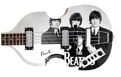 Paul McCartney Autographed "Beatles Brilliance" Left-Handed Hofner Icon Bass Guitar
