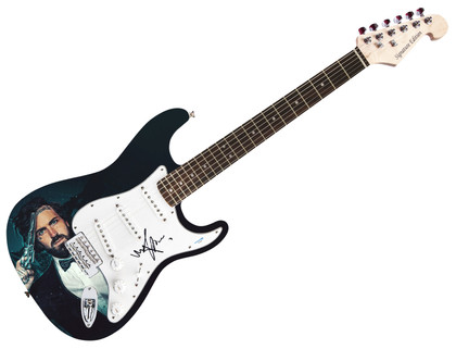Yelawolf Signed Signature Edition Custom Graphics Guitar ACOA