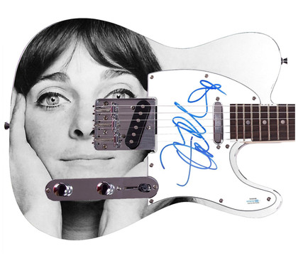 Judy Collins Autographed Custom Graphics Guitar ACOA