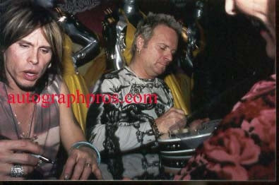 Aerosmtih Steven Tyler Autographed "Get A Grip Album" Custom Graphics Guitar