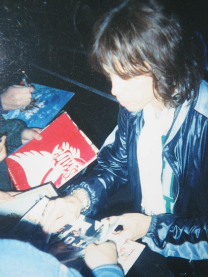 Aerosmtih Steven Tyler Autographed "Get A Grip Album" Custom Graphics Guitar