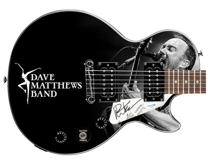 Dave Matthews Autographed Custom "Live & Electric" Epiphone Graphics Guitar
