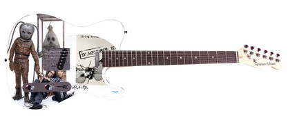Dave Navarro of Jane's Addiction Autographed "Duel Diagnosis" 1/1 Graphics Guitar Version 1