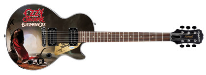 Ozzy Osbourne Autographed Custom Epiphone "Blizzard of Oz" Graphics Guitar