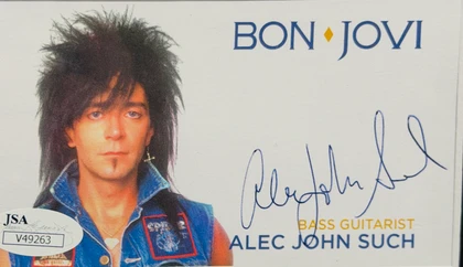 BON JOVI – Multi-Signed Framed "Complete Lineup" Tribute