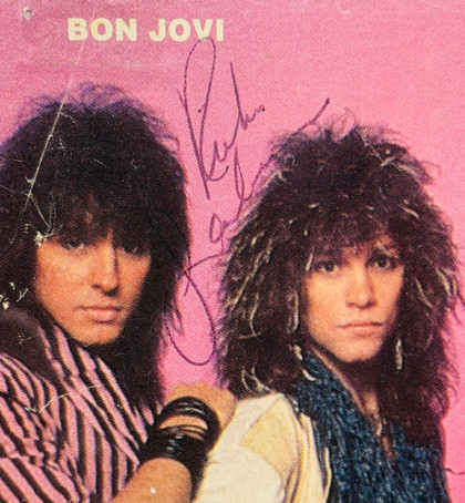 BON JOVI – Multi-Signed Framed "Complete Lineup" Tribute
