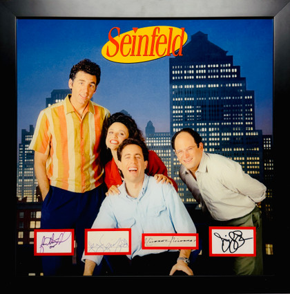 SEINFELD – Multi-Signed Framed "Complete Cast" Tribute