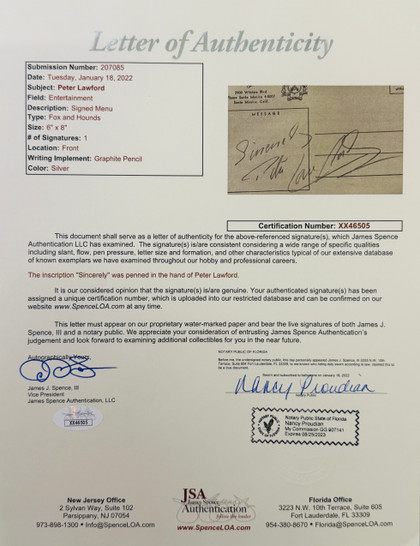 THE RAT PACK – Multi-Signed Framed "Complete Lineup" Tribute