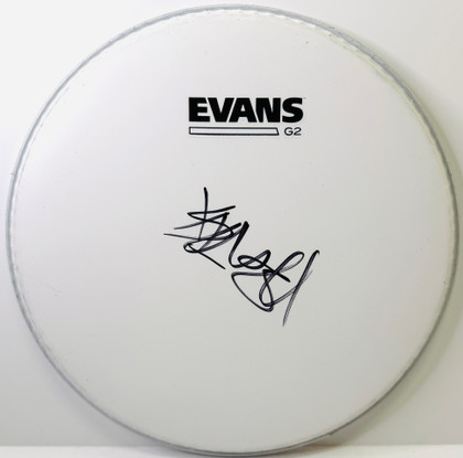 TRAVIS BARKER – Signed 10" Remo Drumhead
