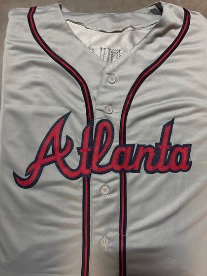Tom Glavine Signed Atlanta Pro-Edition White Stats Baseball Jersey (JSA)