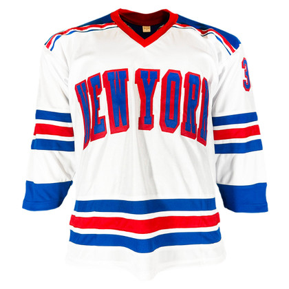 Mike Richter Signed New York White Hockey Jersey (JSA)